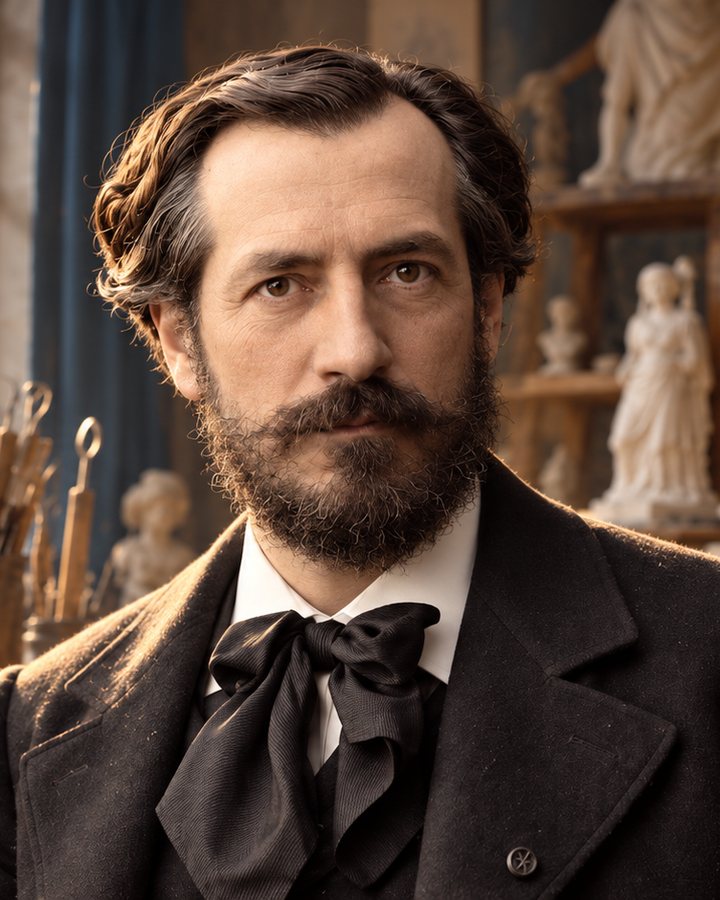 Frédéric Auguste Bartholdi, a Liberty140 Synth Human